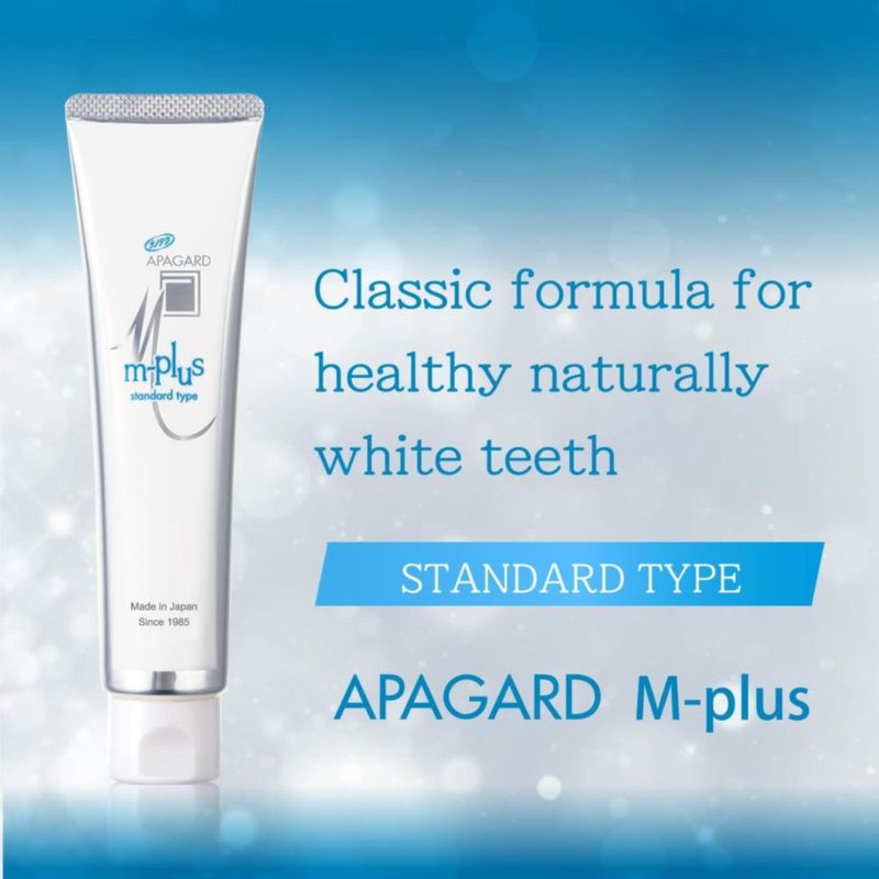 Pasta dental APAGARD M-Plus con nano-hidroxiapatita 125 g paquete de 3