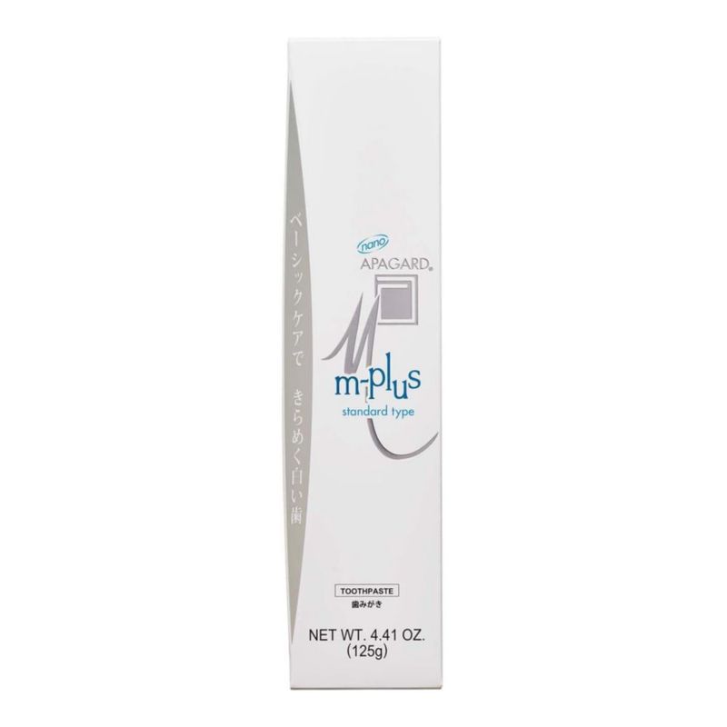 Pasta dental APAGARD M-Plus con nano-hidroxiapatita 125 g paquete de 3