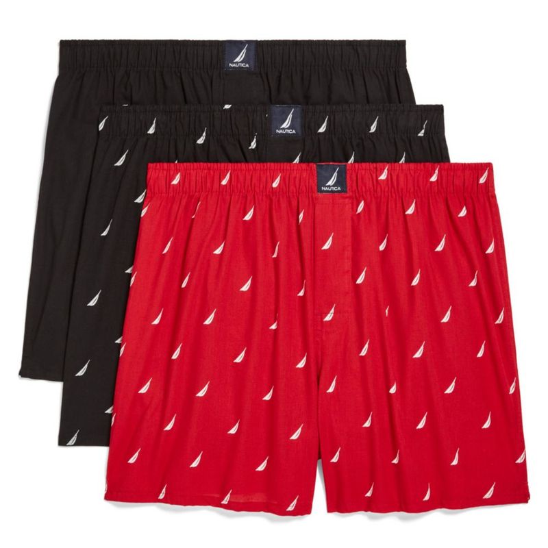 Bóxers Nautica Algodón 3 Paquetes Tejidos