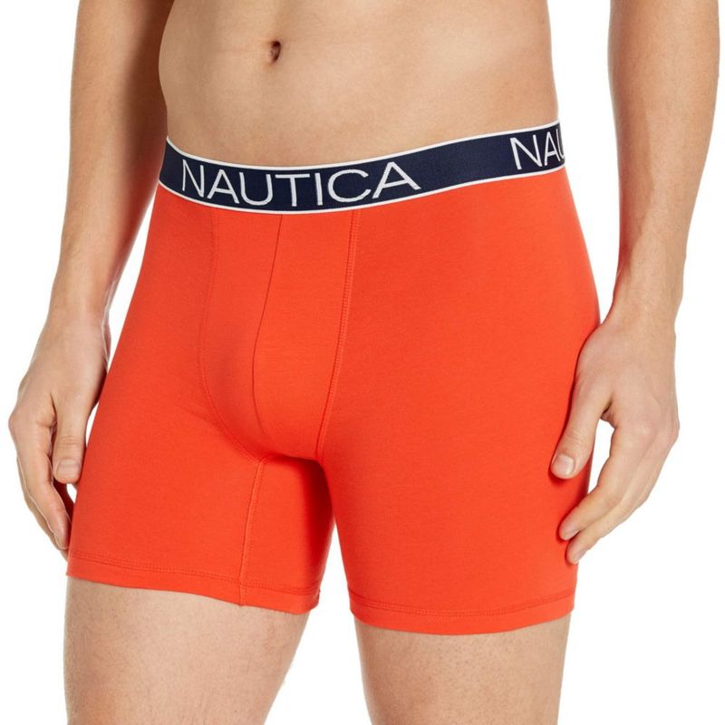 Boxer Nautica pack de 3 de algodón elástico