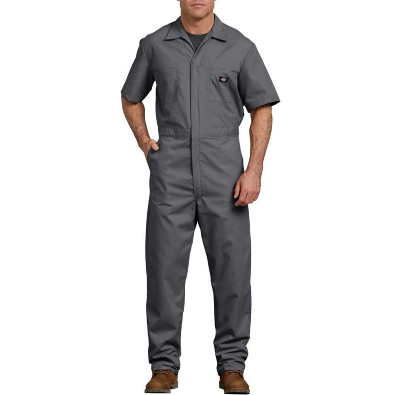 Overol Dickies gris de manga corta talla S corta