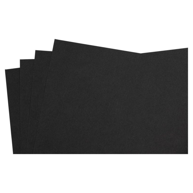 LUXPaper Papel 85" x 11" | Tamaño carta | Negro medianoche | 28 lb (80 lb texto) | 50 unidades