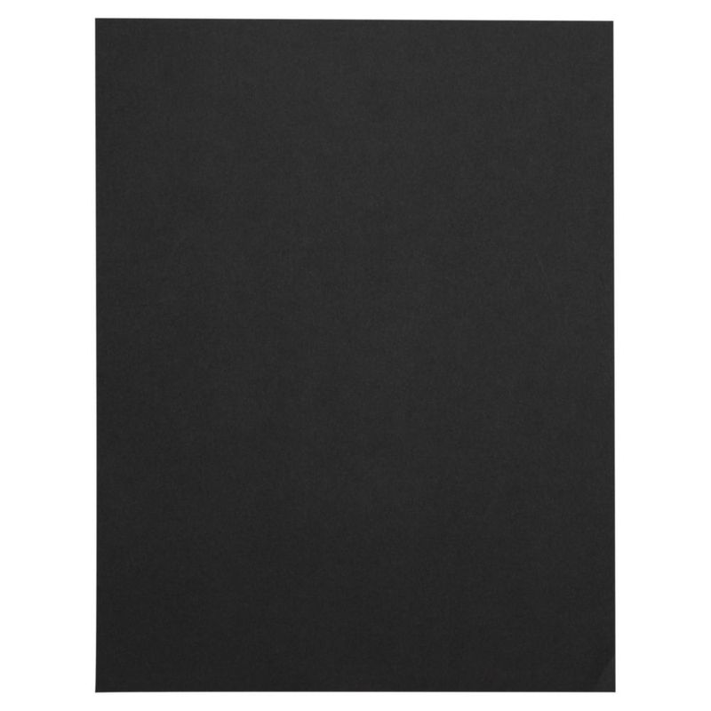 LUXPaper Papel 85" x 11" | Tamaño carta | Negro medianoche | 28 lb (80 lb texto) | 50 unidades