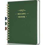 Libro de Recetas Buluer de Tapa Dura 144 páginas Verde Oliva