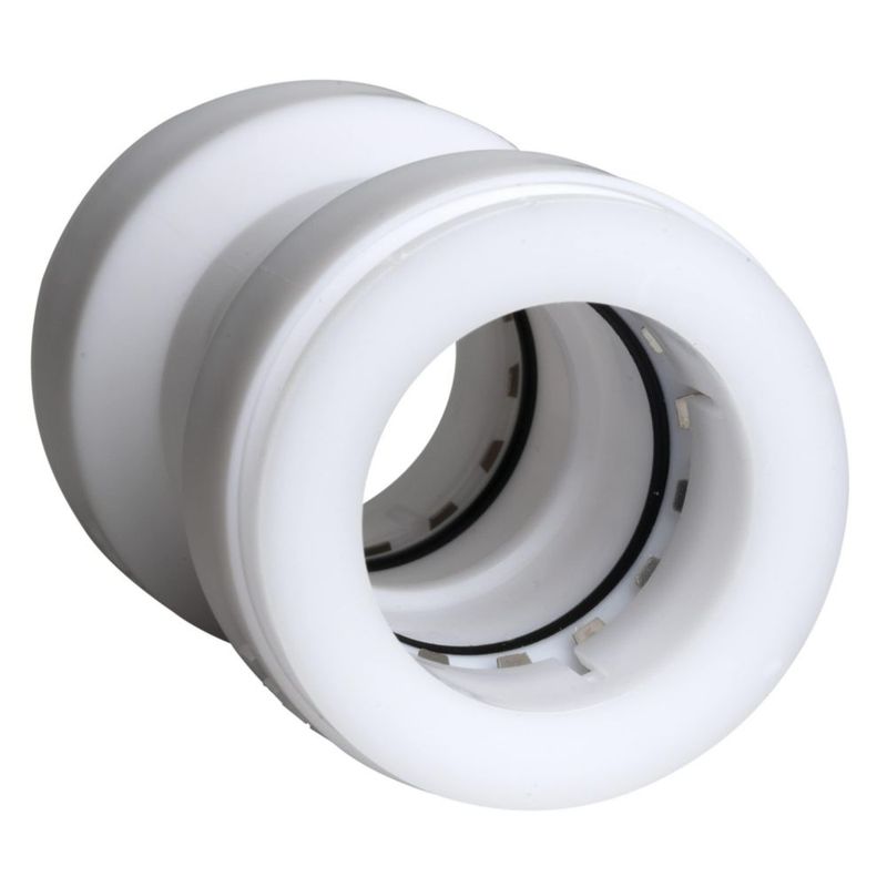 Acoplamiento de tubos Plumb Pak Insta-Plumb White de 1.5 pulgadas