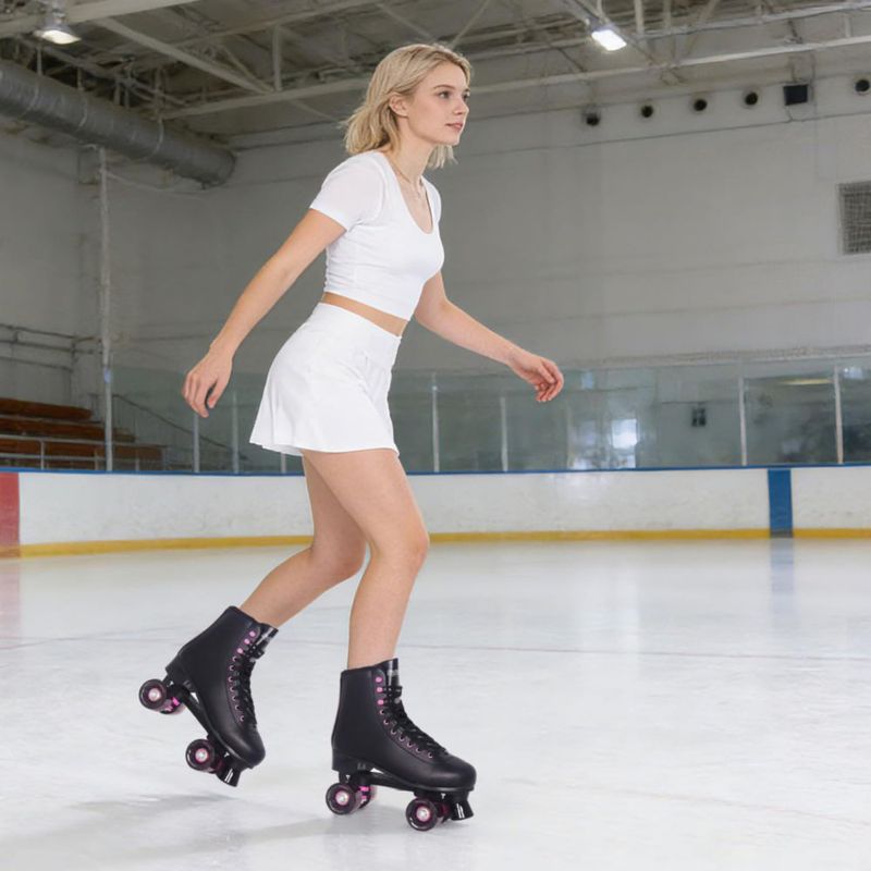 Patines de ruedas Nattork para mujer talla 9 color negro