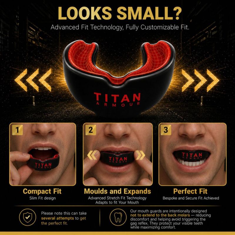 Protector Bucal Titan Armour Boil & Bite para Adultos