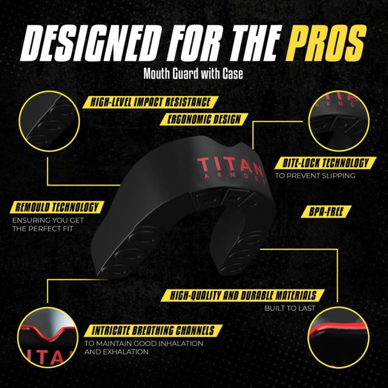 Protector Bucal Titan Armour Boil & Bite para Adultos