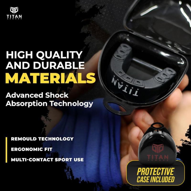 Protector Bucal Titan Armour Boil & Bite para Adultos