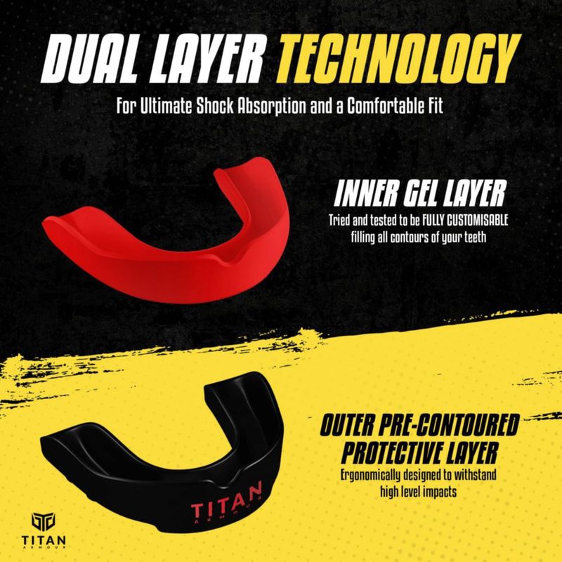 Protector Bucal Titan Armour Boil & Bite para Adultos