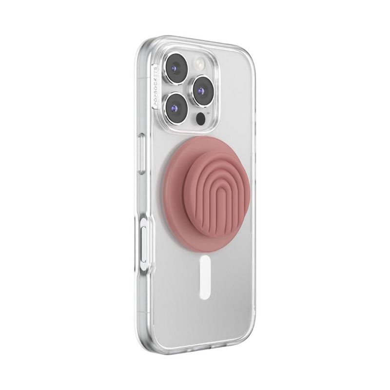 Agarre para móvil PopSockets MagSafe Curves Clay