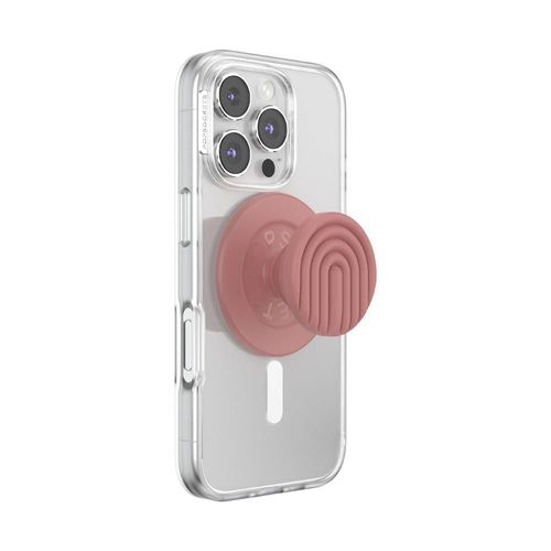 Agarre para móvil PopSockets MagSafe Curves Clay