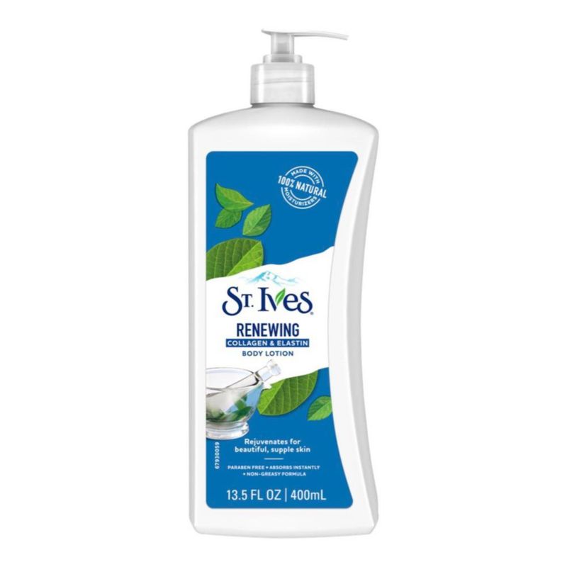 Loción Corporal Renovadora con Colágeno y Elastina St. Ives 400 ml