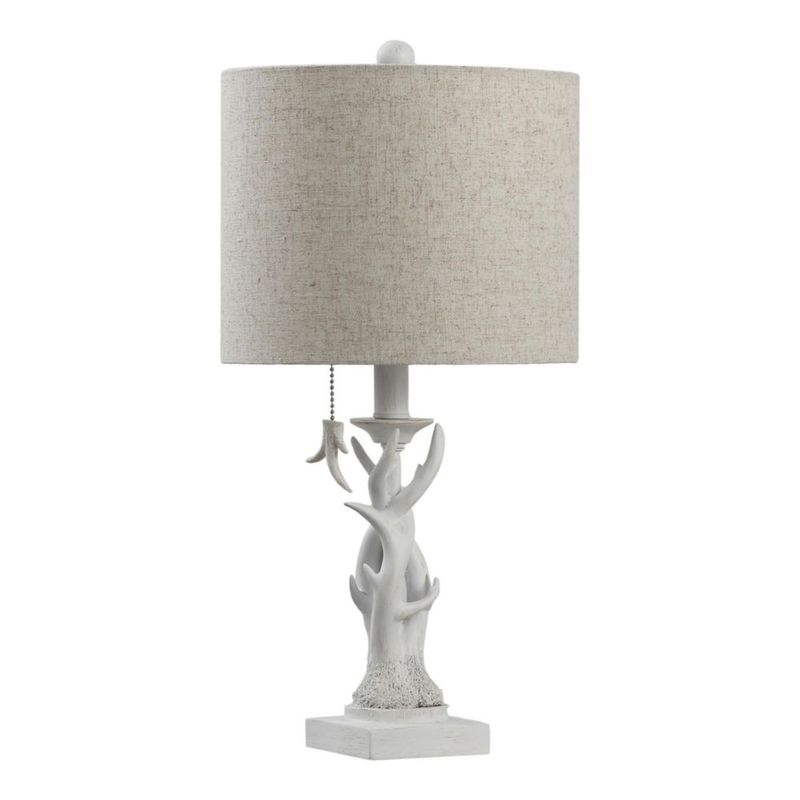 Lámpara de mesa JONATHAN Y 52 cm blanco antiguo