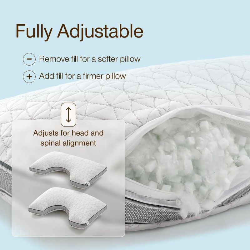 Almohada ajustable refrescante para dormir de lado Coop Home Goods Eden