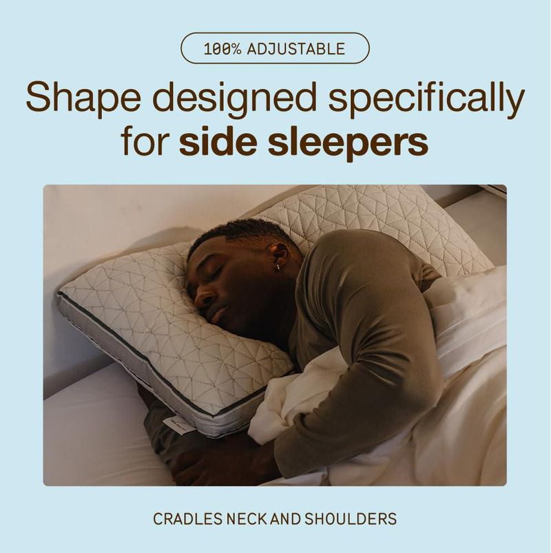 Almohada ajustable refrescante para dormir de lado Coop Home Goods Eden