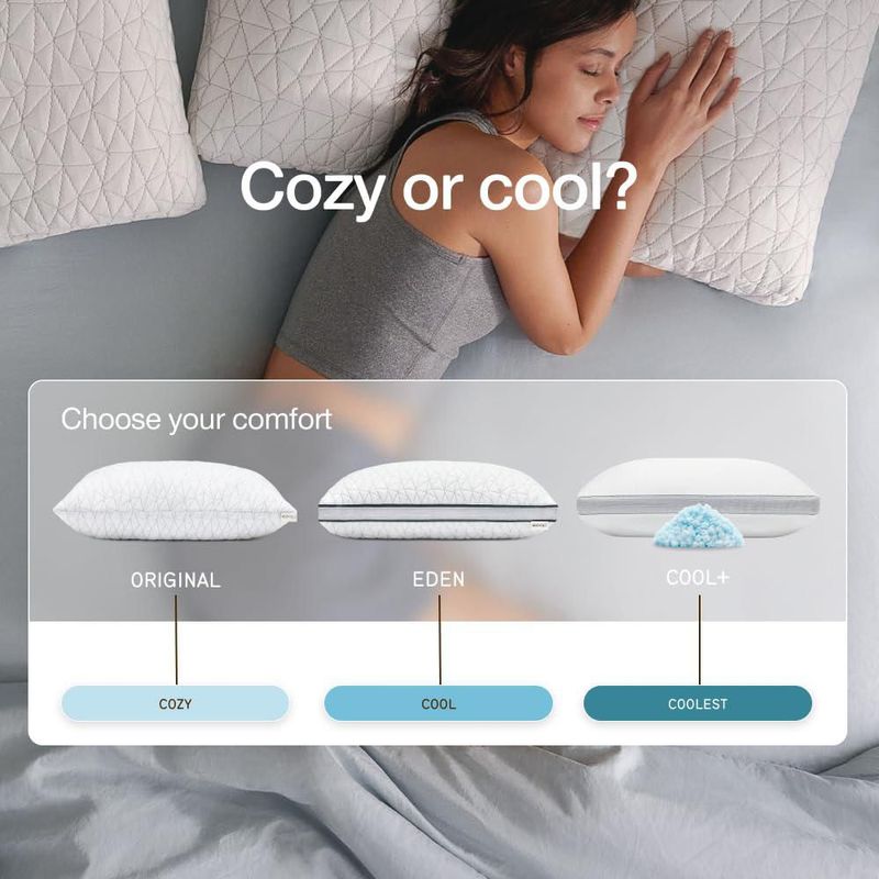 Almohada ajustable refrescante para dormir de lado Coop Home Goods Eden