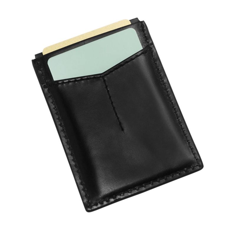 Billetera Fossil de 10 cm de cuero con clip de dinero y compartimento para tarjetas