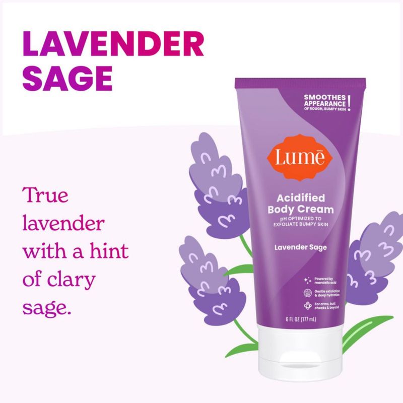 Crema Corporal Lume 177 ml Lavanda y Salvia Libre de Parabenos
