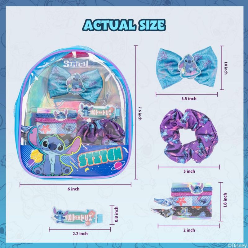 Set de Pinzas y Lazos Townley Girl Stitch con Bolsa Mini