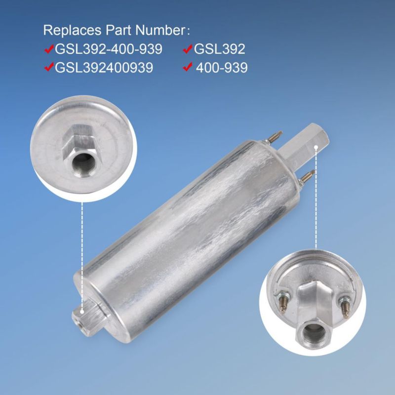 Bomba de combustible JDMSPEED 255 LPH 12V Kit universal en línea