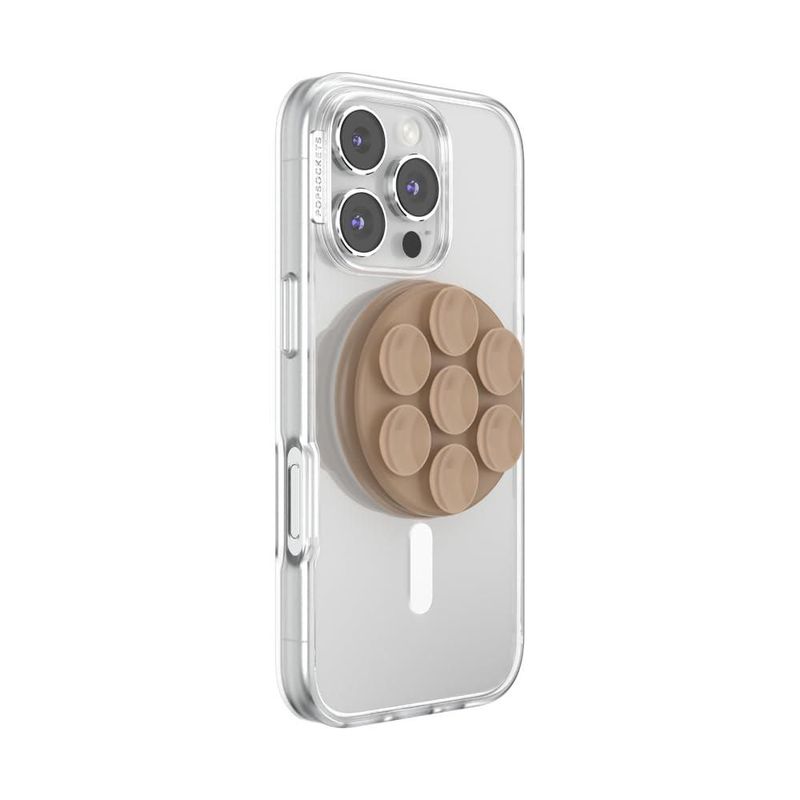 Agarre para teléfono PopSockets MagSafe color Latte