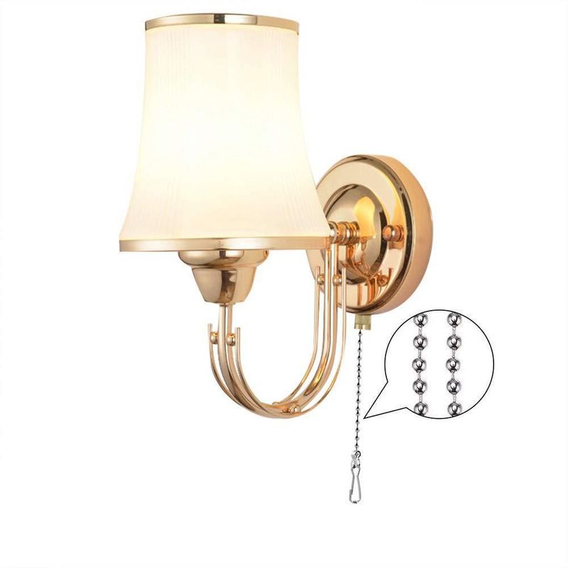 Juego de 4 cadenas de tirador Wayilea 90 cm plateado