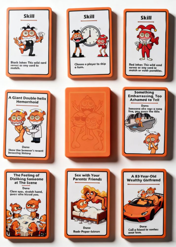 Juego de cartas Go Fish para adultos de dakasokaaa - Juego de fiesta
