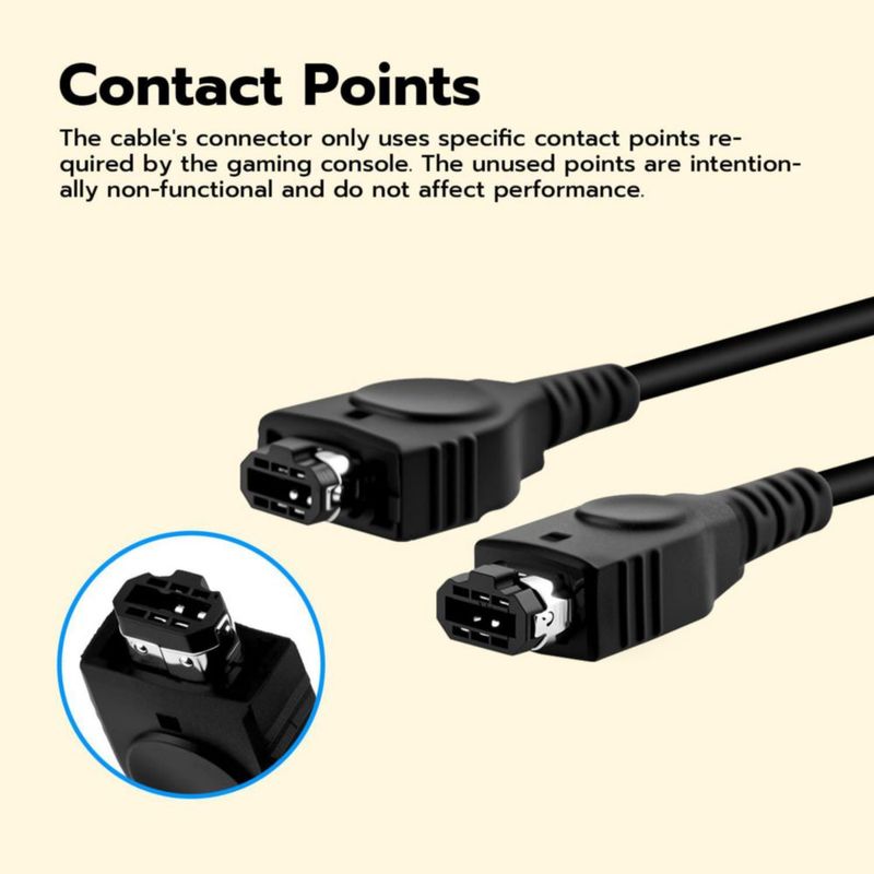 Cable Mcbazel GBA Link de 12 m para Game Boy Advance