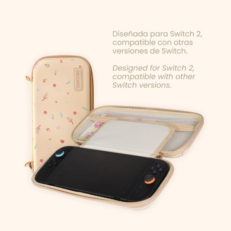Bolsa de transporte TANOOKI Switch 2/OLED/Lite Games