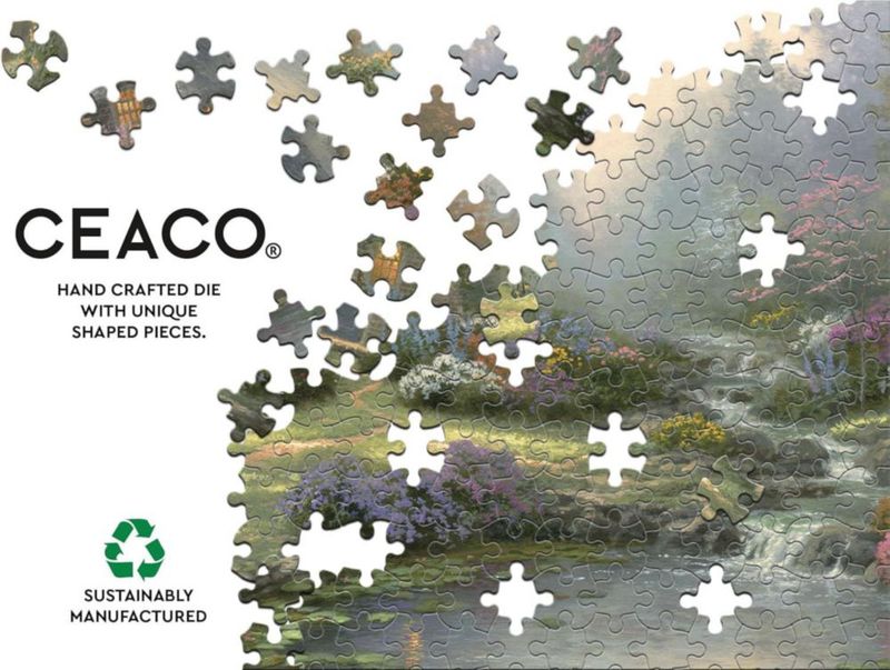 Rompecabezas CEACO Thomas Kinkade 1000 piezas para adultos