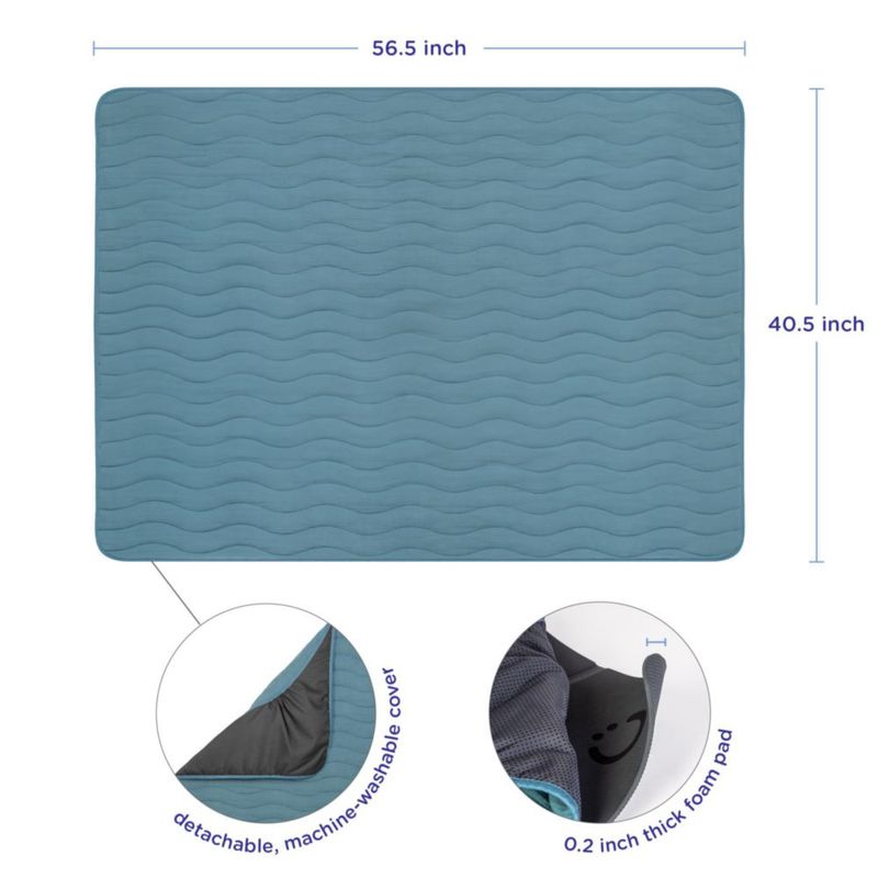 Alfombra de Suelo Ubbi 103 cm x 144 cm Lavable a Máquina