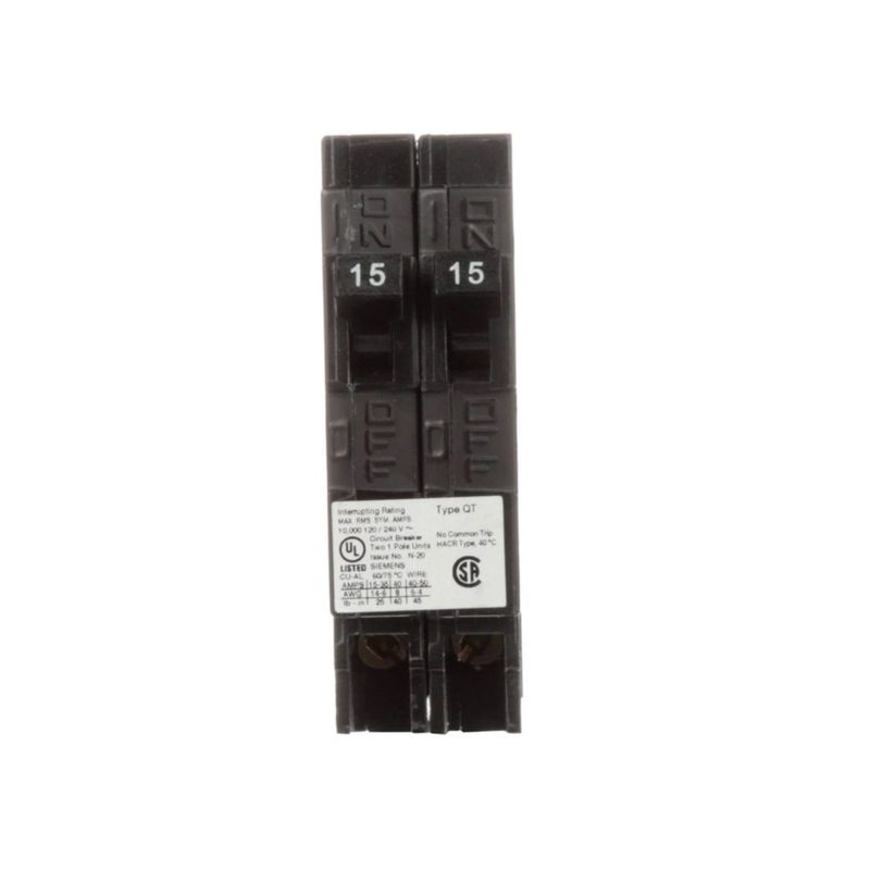 Disyuntor SIEMENS 15 A 120 V Unipolar (2 unidades)