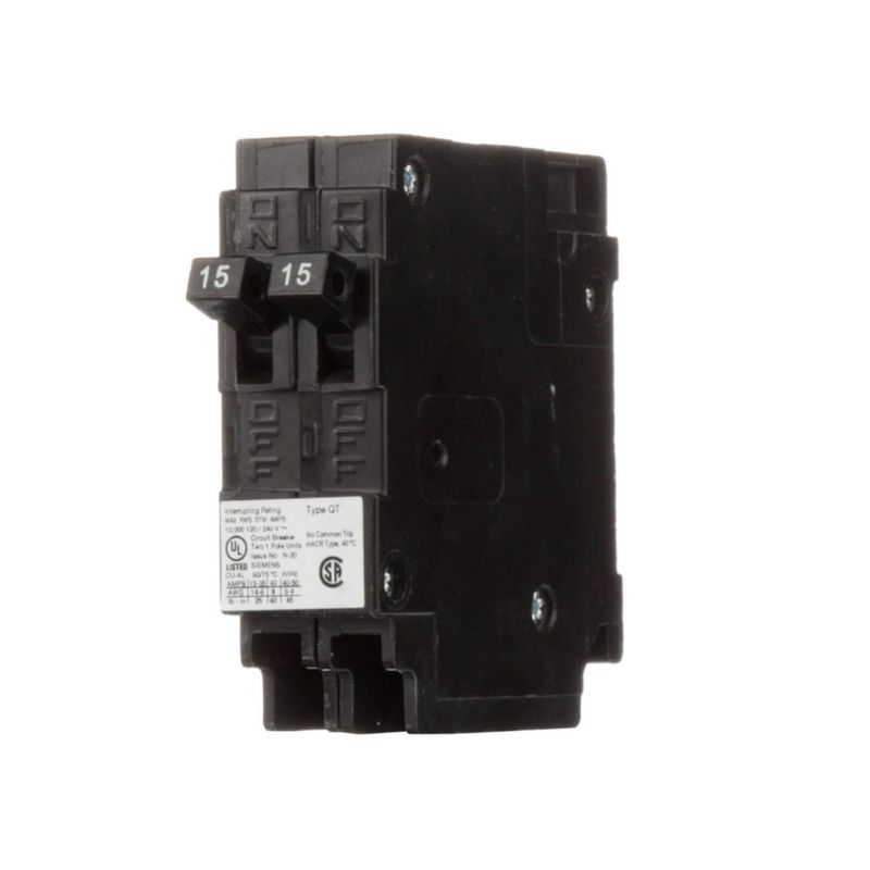 Disyuntor SIEMENS 15 A 120 V Unipolar (2 unidades)