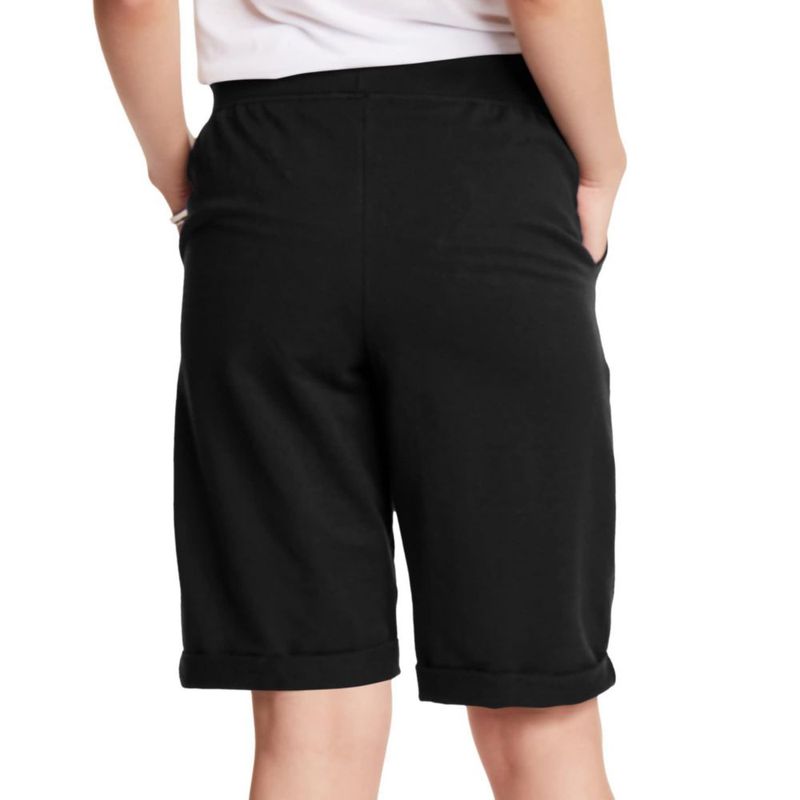 Pantalones cortos Hanes Talla S 28 cm Negro (French Terry)