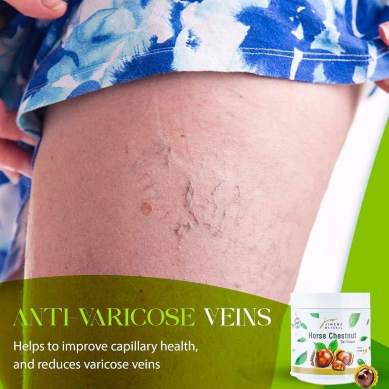Gel Cream la mascarilla el turko Castaño de Indias para varices