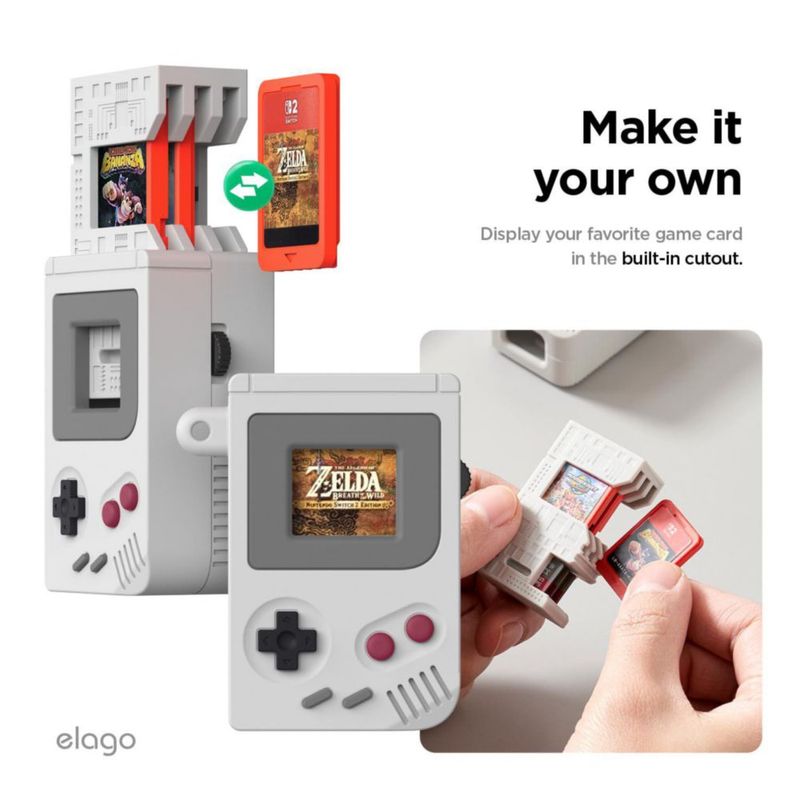 Estuche para cartuchos elago Switch 2/OLED/Lite con soporte para tarjetas