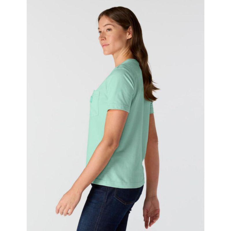 Camiseta Carhartt para Mujer - Talla S - Menta Fresca