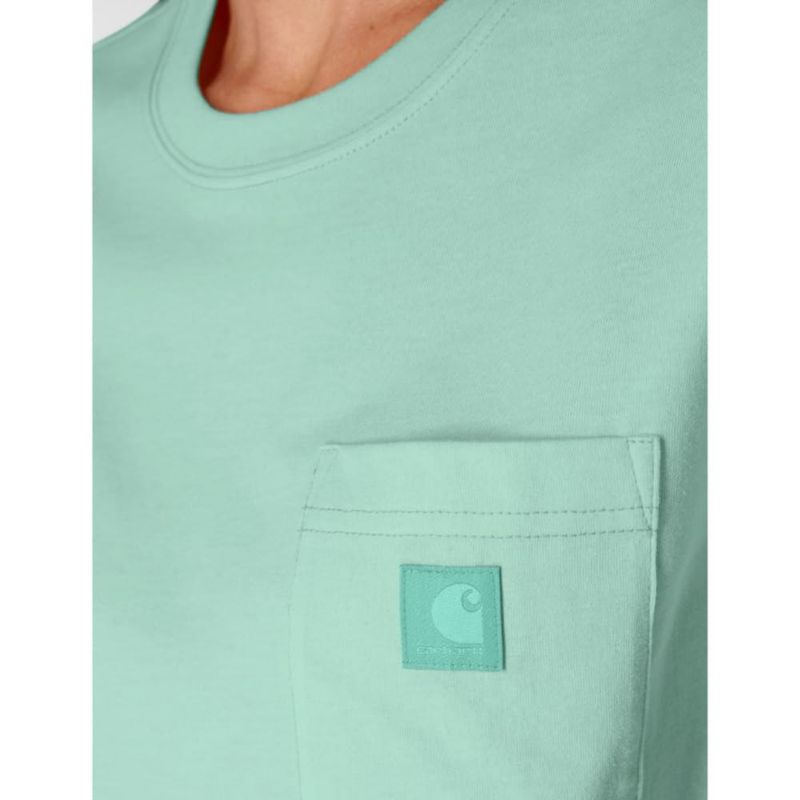 Camiseta Carhartt para Mujer - Talla S - Menta Fresca