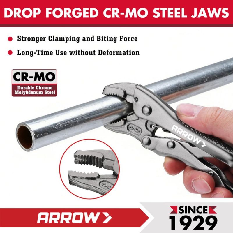 Alicates de bloqueo Arrow Fastener con extractor de tornillos de 13 cm