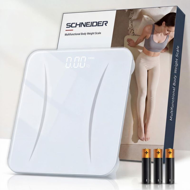 Báscula de baño Schneider 180 kg/400 lb 003 kg/005 lb