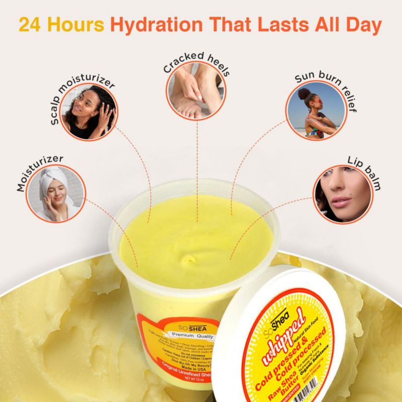 Hidratante Corporal SoShea Manteca de Karité Batida con Cúrcuma 326 ml