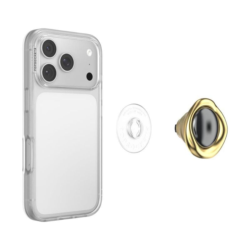 Agarre para celular PopSockets Beholder Eye Dorado