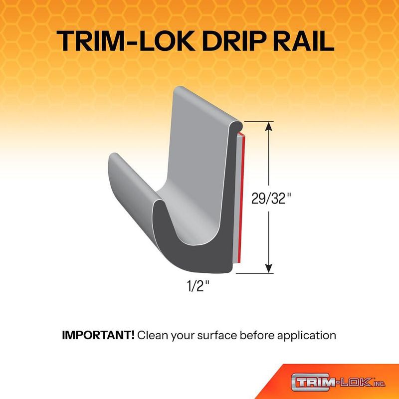 Riel de Goteo TRIM-LOK 38 cm 125 pies Negro PVC Flexible