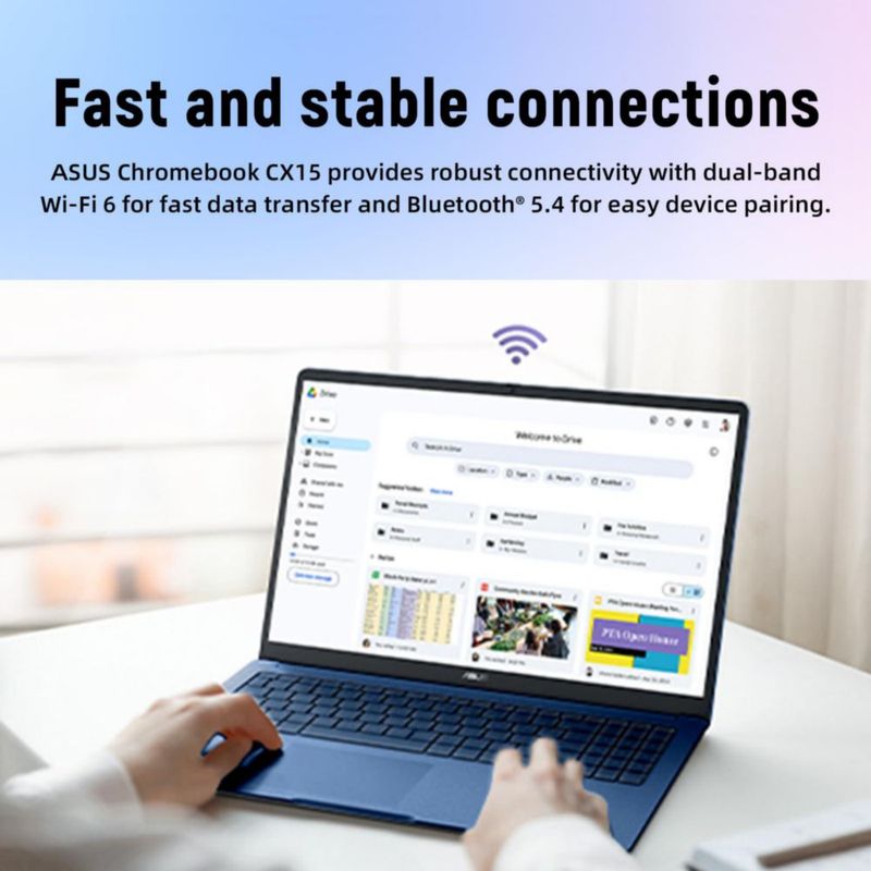 Chromebook ASUS 156" Celeron N50 128 GB 4 GB Azul