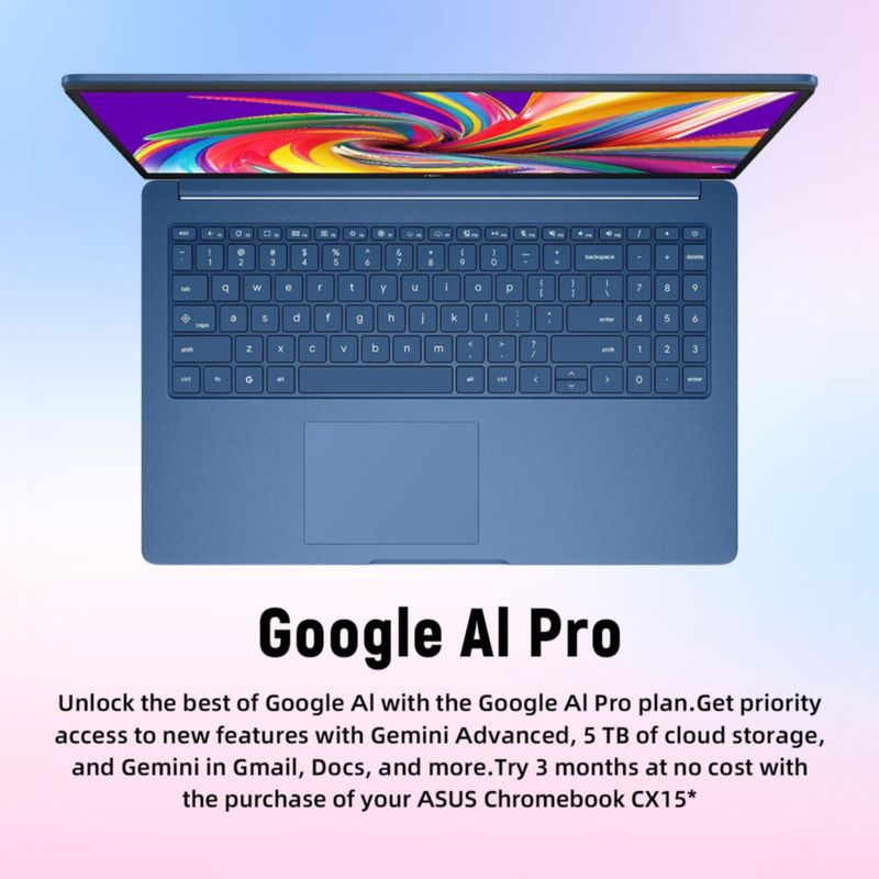 Chromebook ASUS 156" Celeron N50 128 GB 4 GB Azul
