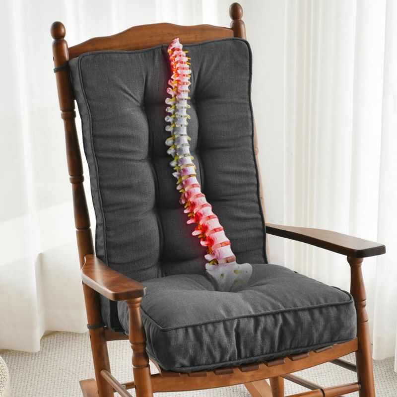 Almohada SUNROX 71 cm/46 cm Conjunto de Cojines para Silla Mecedora