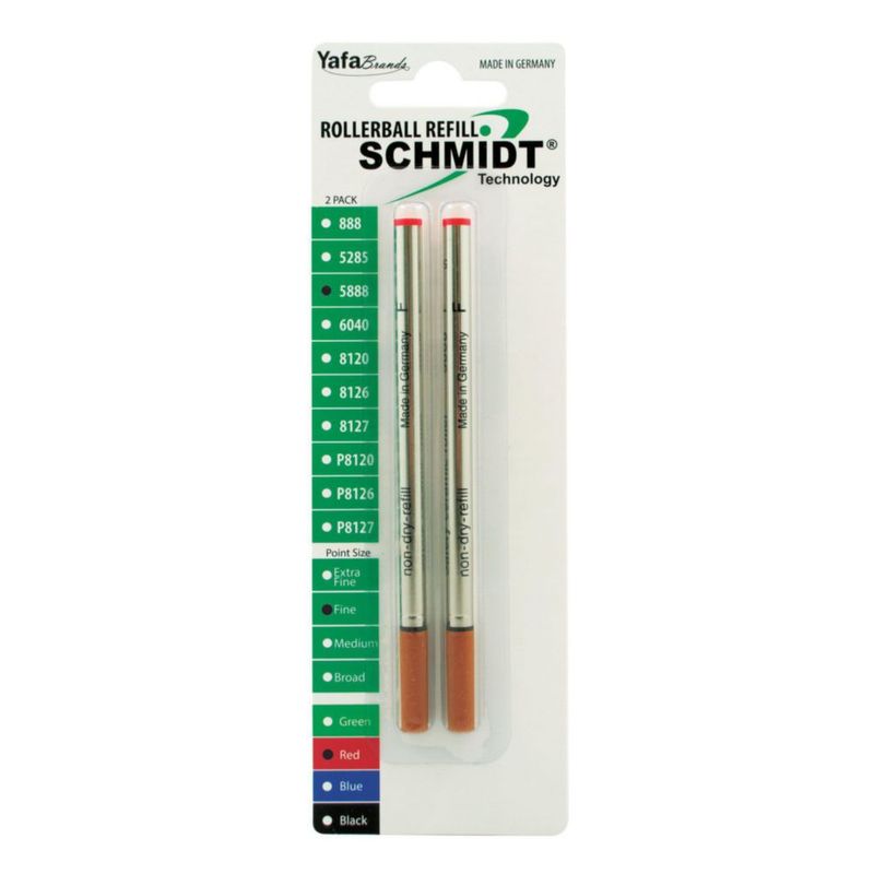 Recarga de bolígrafo SCHMIDT 5888 0.6 mm rojo (2 unidades)