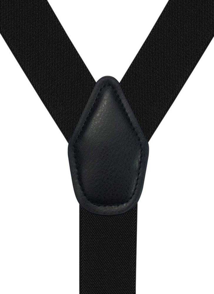 Tirantes Moulen de 35 cm de ancho con extremo de botón negro