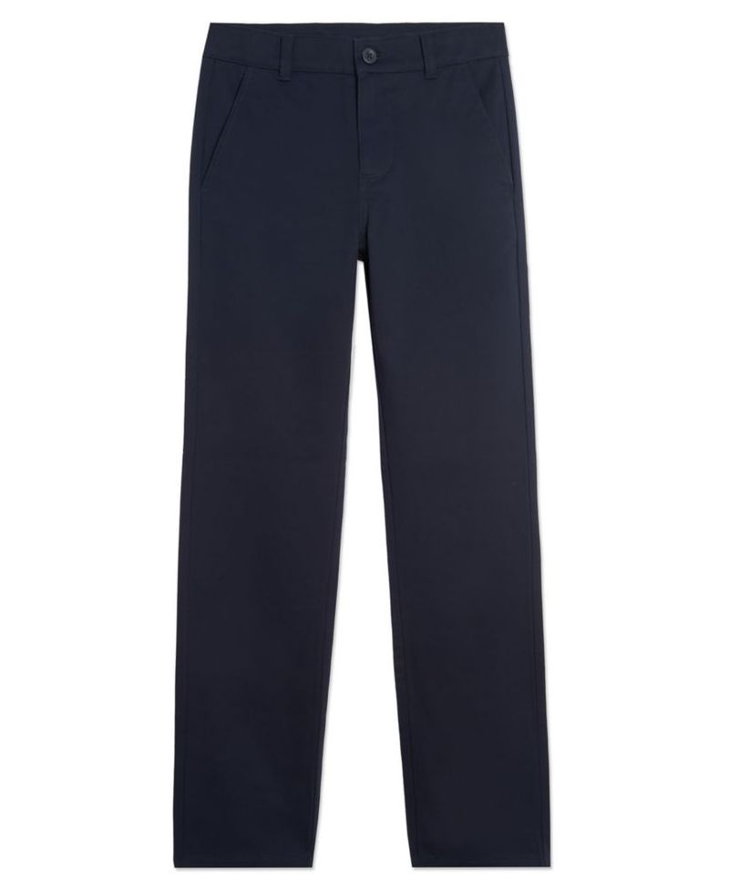 PANTALONES Nautica Big Boys talla 10 azul marino de frente plano